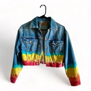Rainbow Jean Jacket
